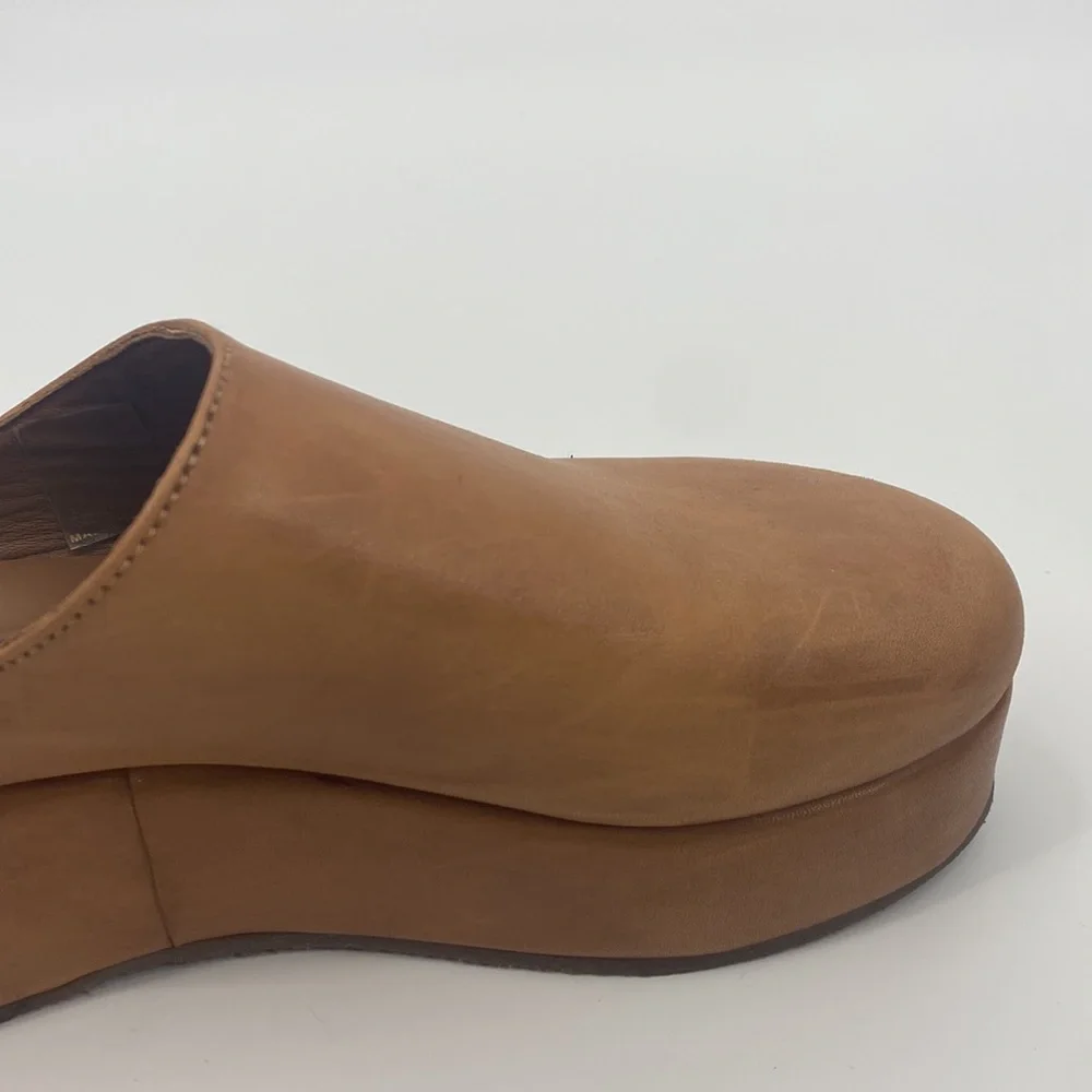 FREE PEOPLE Morgan Mules Leather Clog Platform - Picture 10 of 16